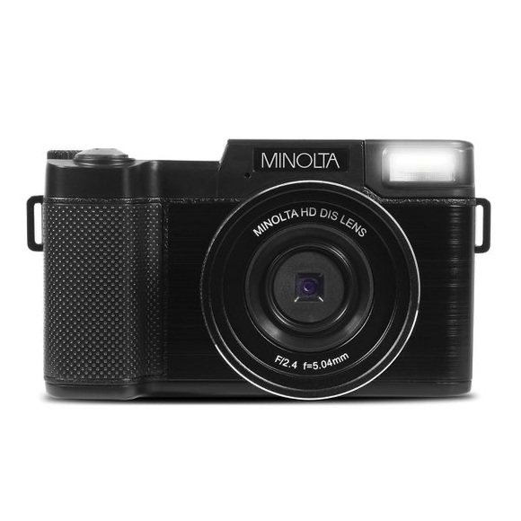 Minolta® MND30 4x Digital Zoom 30MP/2.7K Quad HD Digital Camera